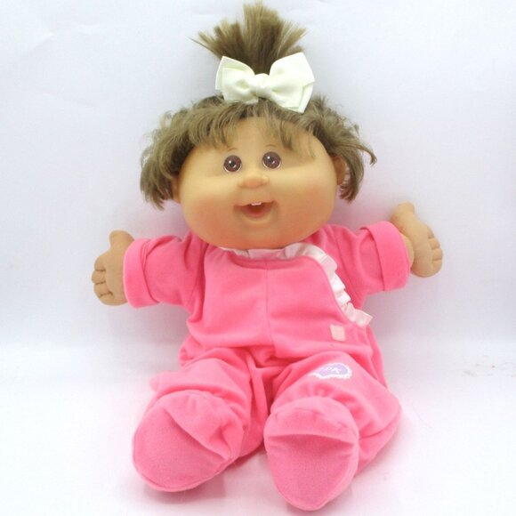 Cabbage Patch Kids Doll 2004 Play Along PA16 Brown Hair &Eyes CPK Outfit - Picture 1 of 7
